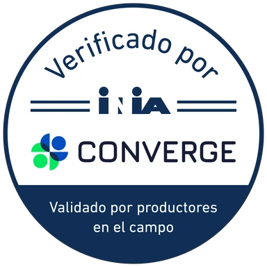 Sello Converge: verificado por INIA, validado por productores en el campo.